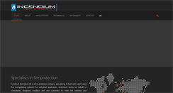 Desktop Screenshot of incendiumfire.com
